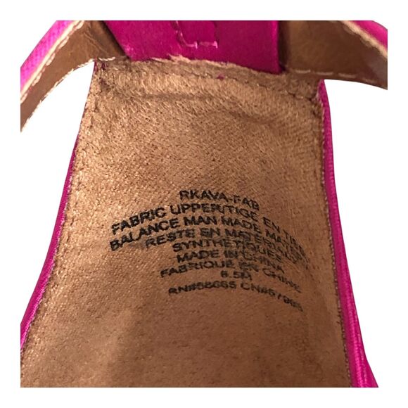 Nordstrom's Barbiecore Hot Pink Open Toe Strappy Rhinestone Stiletto Heel 8.5 - Picture 13 of 16